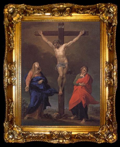 framed  Pompeo Batoni The Cross of Christ, the Virgin and St. John s Evangelical, ta009-2
